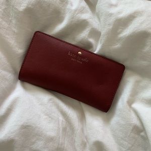 Burgundy Kate Spade Wallet